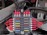 12V 12 Way Marine Fuse Block Panel with Ground & Volt Box for Car Automotive Boat V1369-AZ3-W-08944