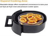 Air Fryer Accessories-Air Fryer Three Stackable Racks for Airfryer,Air Fryer Rack Stainless Steel V1192-AZ-W-10504