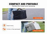 Portable Toilet for Camping, Porta Potty with Carry Bag, 5.3 Gal Waste Tank & 3.2 Gal Flush Tank, V952-DCX53GAL32GALWN45V0