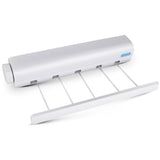 Indoor and Outdoor Wall Mounted Clothes Dryer, Extendable Clothes Line 3.7 m V1237-ZY-715-051