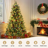 Jingle Jollys Christmas Tree 1.5m 160 LED Xmas Tree Party Decorations 355 Tips XM-TR-WELL-5FT-LED