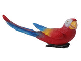 Parrot Sculpture Ornament Waterproof Lifelike Synthetic Resin Decorative Bird Statue for Garden V1294-YM0717-3111220232511