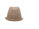 KANGOL Lace Panel Duke Hat K0593FA Trilby Fedora Stingy Brim - Mousse - M V563-KNGOL-K0593FA-MOUSSE-M