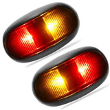 10X LED Clearance Lights Amber Red Side Marker Lamp Truck Trailer Caravan 12-24V V201-W13281975