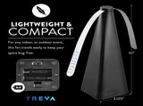 Bug Fan Deterrent with Holographic Blades to Clear Bugs, Mosquitoes, and Flies, Battery Powered V1258-DP02-C-934