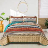 Textured Quilted bedspread and pillowcovers set Add Depth and Dimension - Queen size V745-MAC080375Q13U