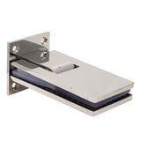 90 Degree Bathroom Door Clip Stainless Steel DoubleSided Shower Glass Door Clamp Holder for Home V1294-YM0901-3114210048111