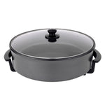 Non-Stick Electric Fry Pan 38cm Diameter, 240C Max - Dark Grey V196-EFP110