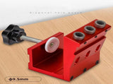 Woodworking Pocket Jig Tool Set,Pocket Drill Guide Jig Set for 15-43mm Thickness Board V1366-AZ2-W-16798