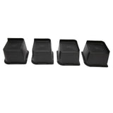 4PCS Bed Risers ABS L Shape Anti Slip Chair Leg Extra Lifts Furniture Riser Stand Blocks for Desk V1294-YM0901-3114230084913