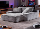 Modern Minimalist Modular Sofa - Dark grey V1316-SOFA-GREY-170-2