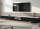 Artiss TV Cabinet Entertainment Unit Stand Extendable Black FURNI-N-EXT-TV240-BK-AB