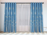 Polyester Window Curtain Shade Bedroom Living Room Kitchen Decor V1294-YM0901-JY25330-01