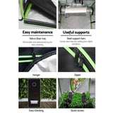 Green Fingers Grow Tent 150x150x200CM Hydroponics Kit Indoor Plant Room System GT-D-150X150X200