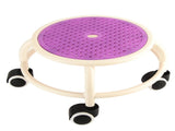 Round Rolling Low Stool Comfortable Universal Wheel Movable Mini Stool High Weight Capacity for Home V1294-YM0706-3116230016213