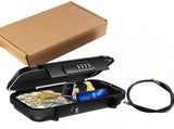 Cash Box, Portable Safe, Small Beach Safe, Locker, Security, Combination Lock, Vacation, for Cats, V1189-LC-HW-00020