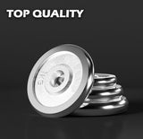 20KG Chrome Dumbbell Set Weight Dumbbells Home Gym Training Fitness BarBell Case V610-GYM-DUM-20KG-SIL