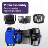 EQUIPMED FreeRoam Mid-Sized Lithium Fast Easy Charge Mobility Scooter, Blue V219-HMBMSCEQ3LBA