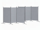Artiss 3 Panel Room Divider Set of 2 Folding Privacy Screen Fabric Room Separator Partition Grey RD-D-PLY-260-GYX2