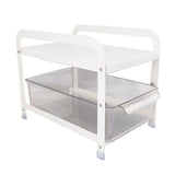 Cup Storage Organizer Shelf 2 Tier Pull Out Countertop Organizer Multifunctional Desktop Storage V1294-YM0710-3117230264112