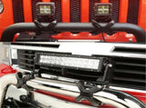 Adjustable LED Work Light Bracket for 2-3 Inch Tube Bumper Bar Roll and Cage Universal X-Clamp Mount V1192-AZ-W-23028