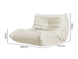 Levede Kids Floor Chair Foam Sofa Replica Single Lazy Recliner Children Couch REP1001-KD-BG
