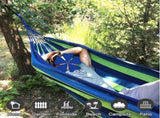Cotton Hammock Portable Camping Hammocks for Hanging Sturdy Garden Comfortable Fabric Hammock with V1258-DP02-C-930