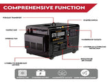 Diesel Generator Single Phase 8.4kw Rated Diesel 6kw 13hp Portable 6 outlets V379-DIESLGEN84