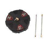 16 Inch Pressure Washer Surface Cleaner 3 Wheels 3600PSI Stainless Steel Power Washer Accessory V1294-YM0901-3111240076311