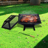 Wallaroo Outdoor Fire Pit for BBQ, Grilling, Cooking, Camping Portable FPT-HP04