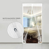 Magnetic Screen Door Automatic Closing Insect Screen Door Curtain With Magnets No Drilling V1188-MS-227-2013