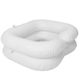 Inflatable Shampoo Basin for Elderly & Disabled Bed Bath Hair Washing Support with Neck Cushion V1366-AZ2-W-11745