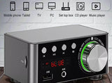 HIFI BT5.0 Digital Amplifier Stereo Audio Amp 2x80W Sound Power Audio Receiver Stereo AMP USB AUX V1263-JX-6283