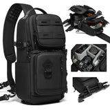 15inch Muti-Pockets Camera Sling Bag Fits Thee Lens - Water Resistant Photography Backpack with V888-ELOSUNG55724