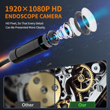 4.3" Screen Industrial Endoscope 8mm Borescope Inspection 1080P HD Camera 15M V201-W13289775