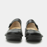ALEGRIA Paloma Nursing Shoes Slip On Womens Work Working Hospitality - Black Nappa V563-PAL-601-42