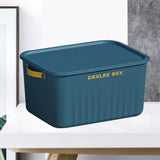 14In Thickened Plastic Folding Storage Box Removable Transparent Lid Large Capacity Quilt Toy V1369-AZ3-W-10243
