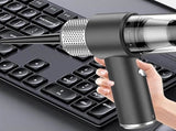 4-in-1 Handheld Car Vacuum Cleaner Portable Cordless Air Duster with LED Light for Car Home Office V1263-JX-7246-1