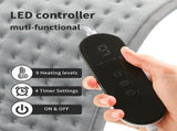 Heated Pad Zero-Gravity Pad Temperature Control Timer Winter Warmth Suitable for both humans and V1107-742-72250-GRY2