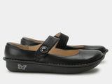 ALEGRIA Paloma Nursing Shoes Slip On Womens Work Working Hospitality - Black Nappa V563-PAL-601-41