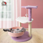 Floofi 61cm Galaxy Plush Scratching Post Cat Tree Pink Purple V227-3331641024550