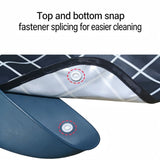 5 Pack Adult Bibs Washable Waterproof Clothing Protector with Eating Crumb Catcher for Men Women V1369-AZ3-W-18850