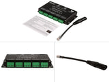 DC5V-24V 6 Channel RGB LED Controller DMX Decoder Driver Strip Module Black Color V1294-YM0722-JYA01532
