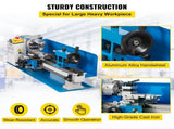 Metal Lathe 7'' x 14'', Mini Metal Lathe 0-2500 RPM Variable Speed,Mini Lathe with 4" 3-jaw V952-0618WXCC000000001V3