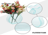 Acrylic Vase Green Transparent for Dried Flowers Elegant Home Decor 1Pc V1369-AZ3-W-18125