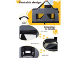 i.Pet Pet Carrier Soft Crate Dog Cat Travel 60x42CM Portable Foldable Car M PET-CARRIER-M-GR