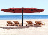 Mountview Big Parasol Patio Umbrella Outdoor Garden UA0195-RD-AU