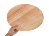 Solid Wood Round Stool Seat Top Replacement Light Brown for Home and Restaurant Use V1192-AZ-W-27101