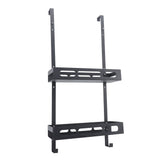 Bathroom Hanging Organizer Black Space Saving Iron Waterproof Multifunctional Shower Hanging Storage V1294-YM0901-3112230068412