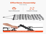 Drag Harrow, 1.2x1.2 m Durable Chain Harrow with 69 Sharp Teeth, Suitable ATV UTV Tractor, Ideal V952-LP44FTDPK0002OK0ZV0